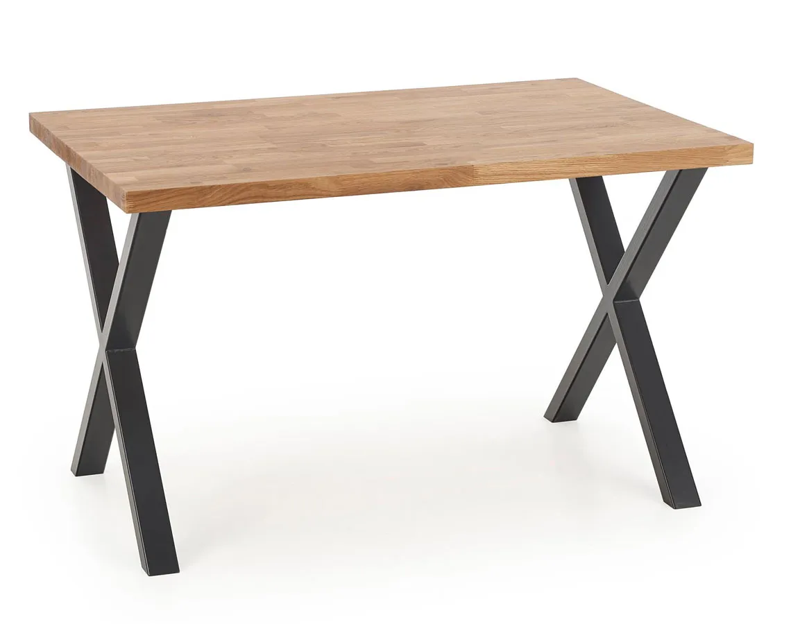 Loftowy stół do salonu Simox 3X 120 dąb | Edinos.pl.