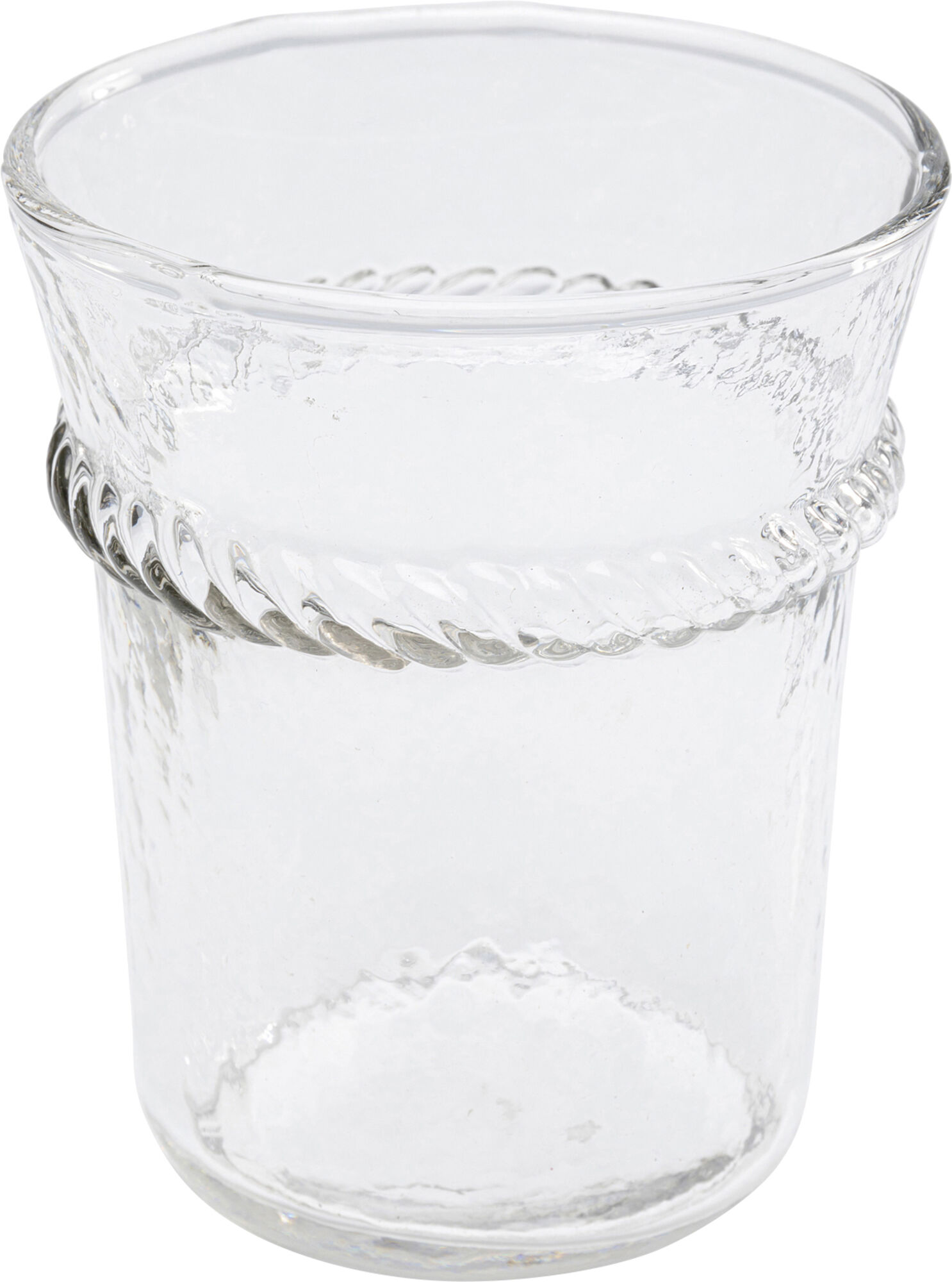 Szklanka zdobiona 350 ml transparentna