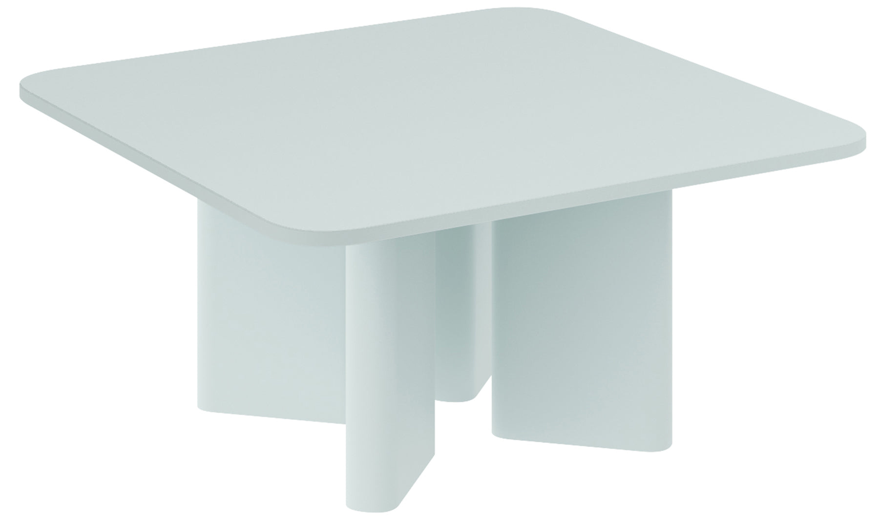 Stolik kawowy Rallity 80x80 cm miętowy mat