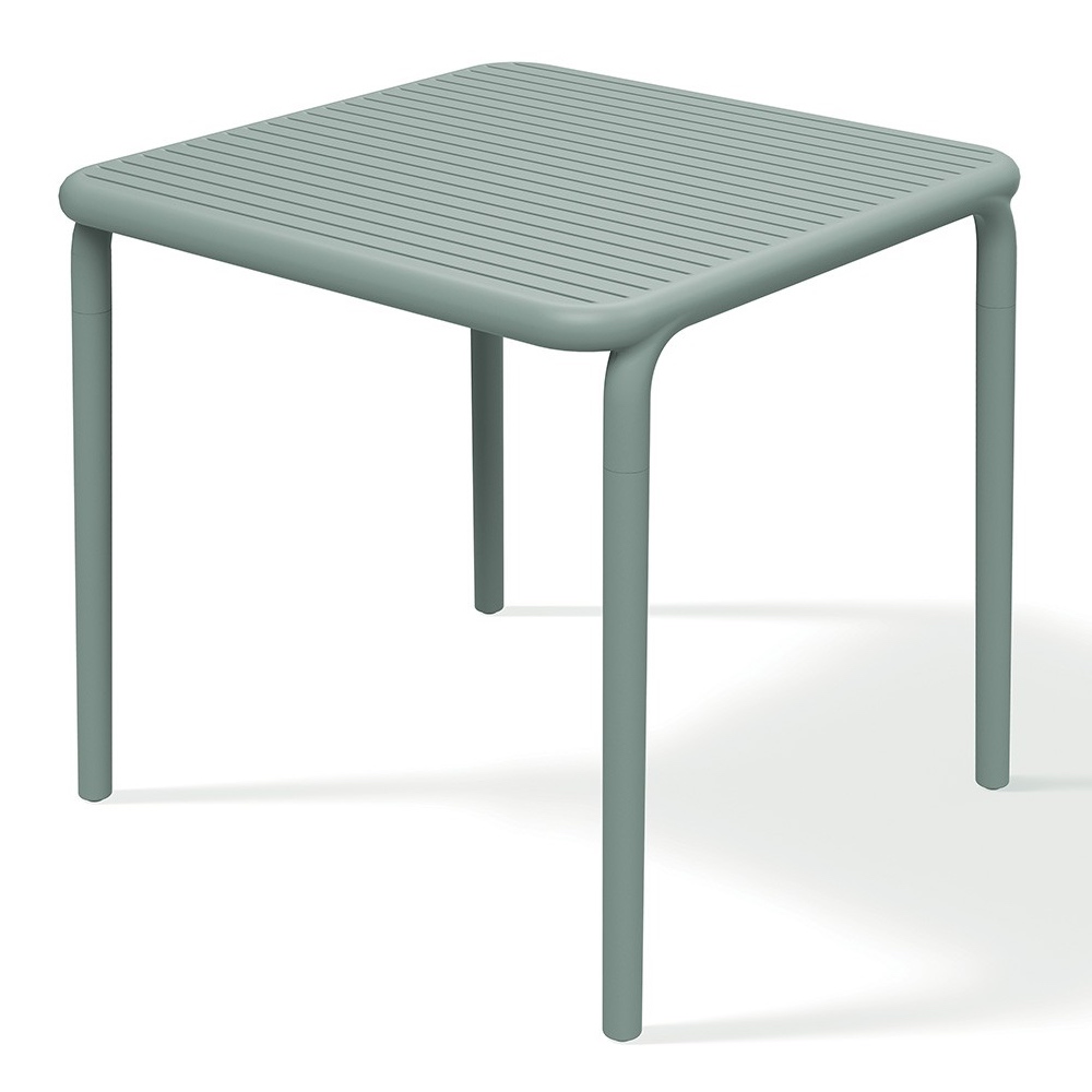 Kwadratowy stół ogrodowy Brene 80 cm, z tworzywa