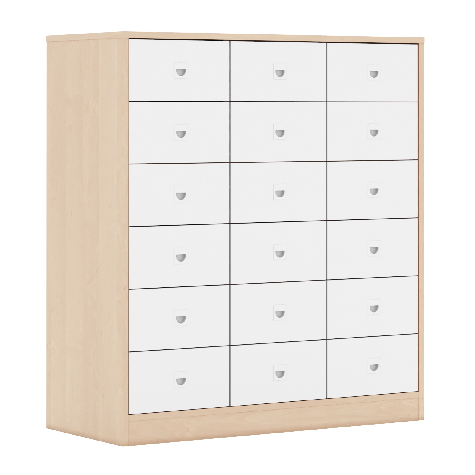 Szafka szkolna szuflady Blox BASE 110 index 3PP-3R-12SB-6SS