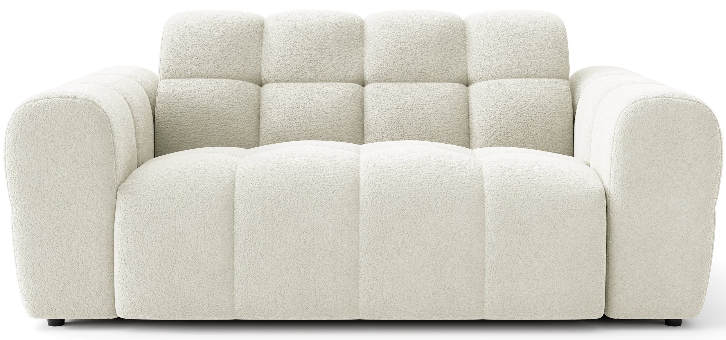 Sofa dwuosobowa Monti kremowa szenil