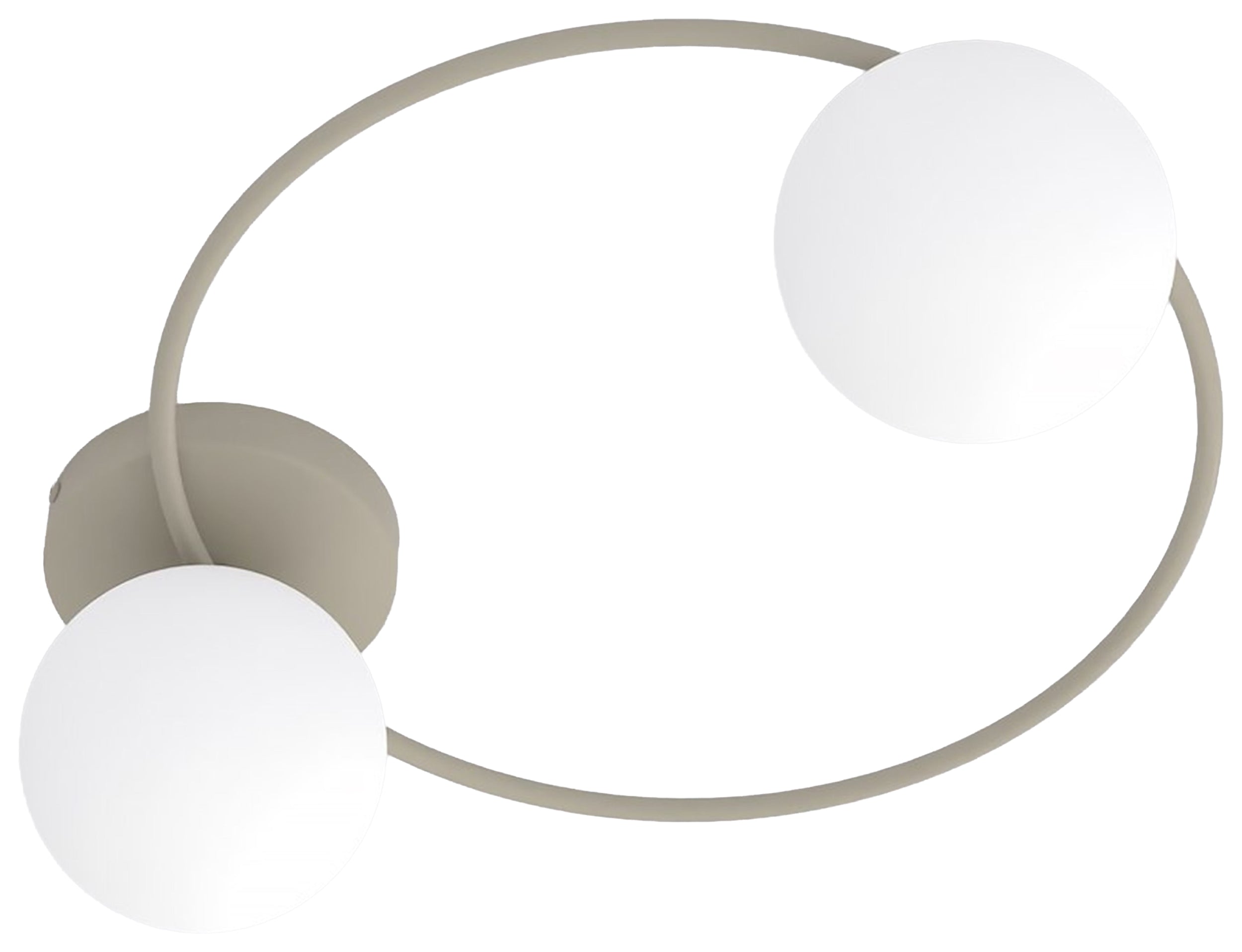 Lampa wisząca Sopra x2 mokka opal