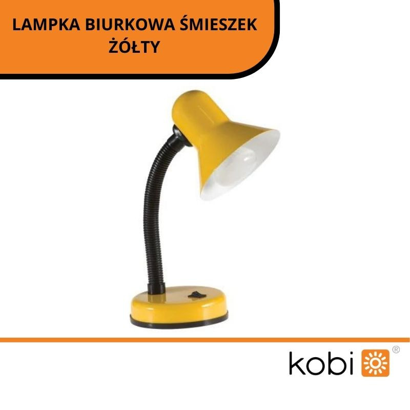 Lampka Biurkowa Śmieszek Żółty