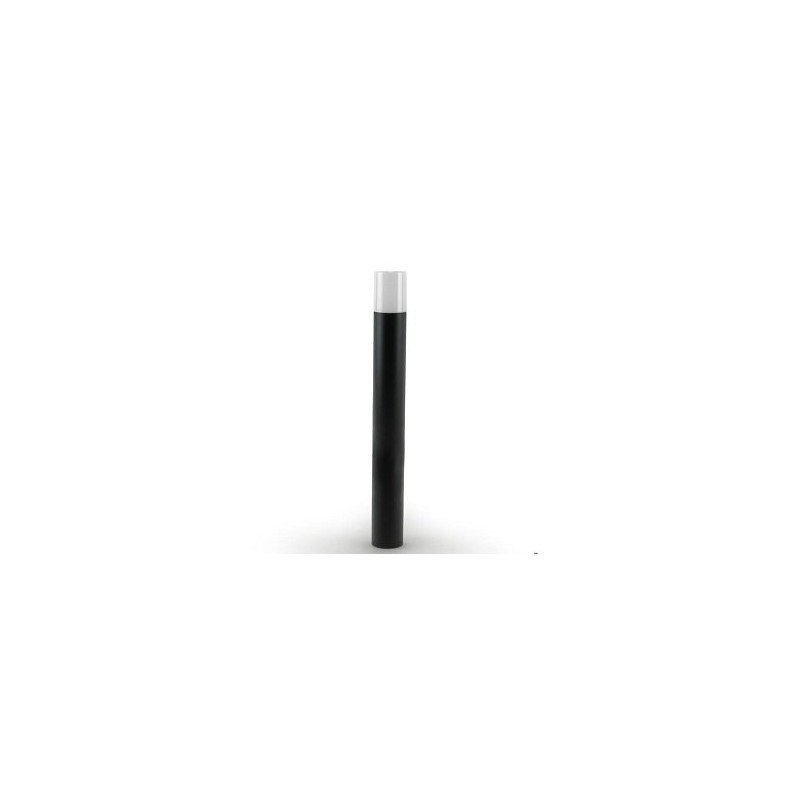 Lampa Ogrodowa 24V Okrągła 80Cm Czarna - Biała Zimna