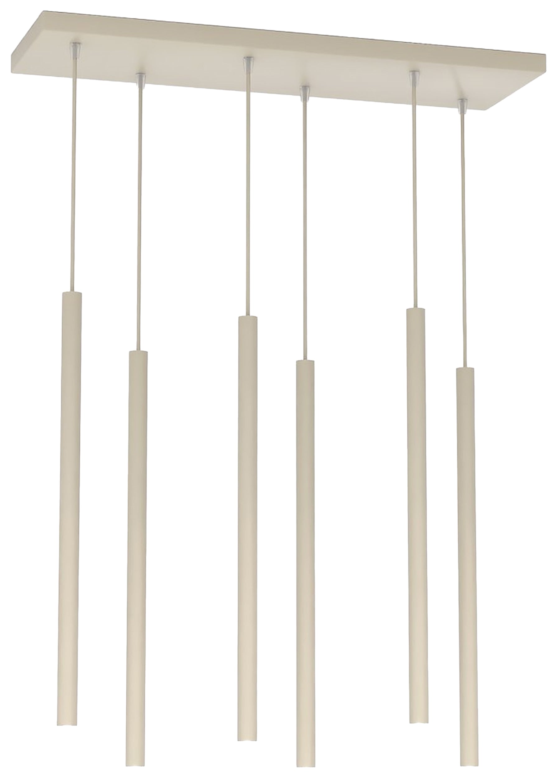 Lampa wisząca Selter x6 mokka