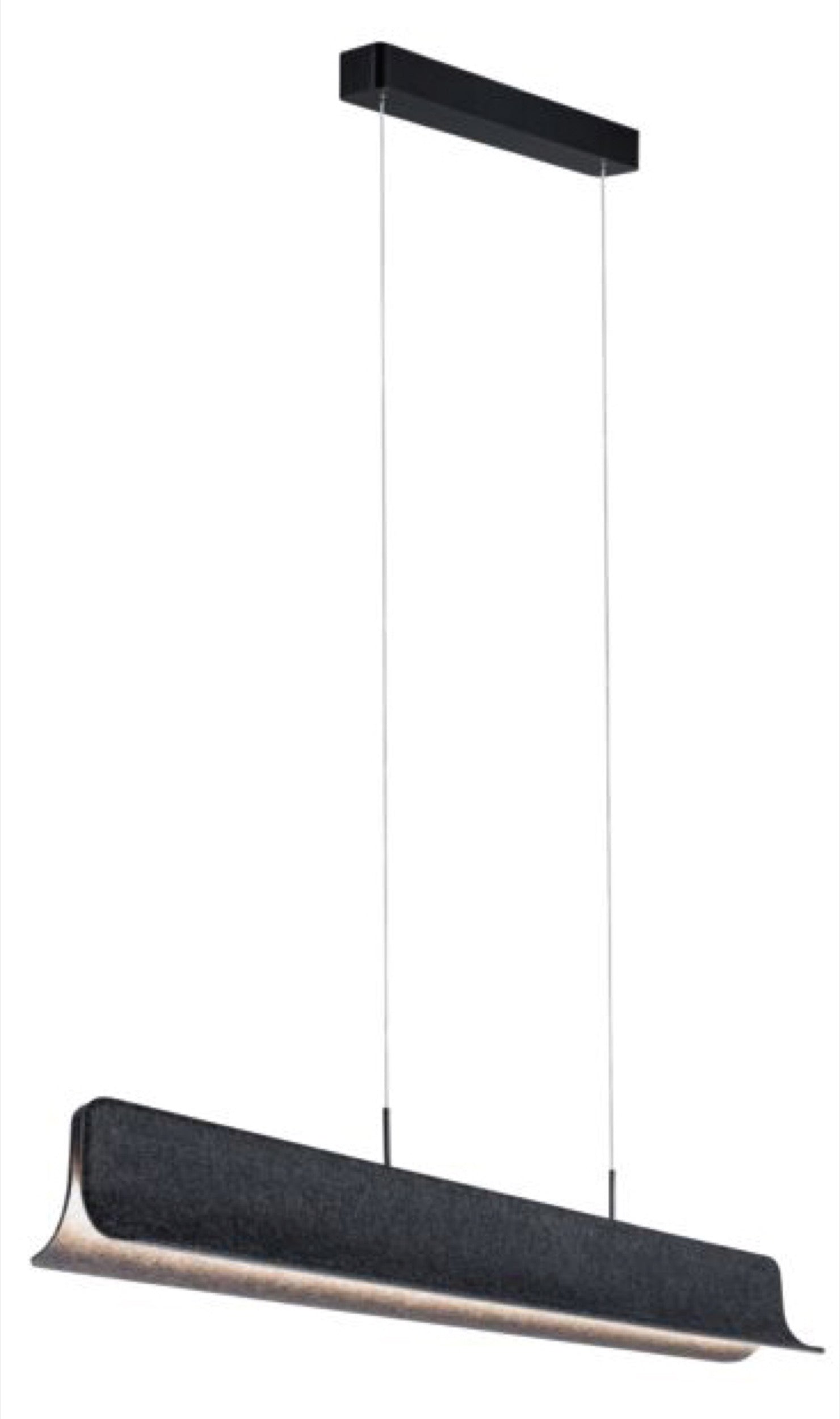 Lampa wisząca Noyan LED antracytowa