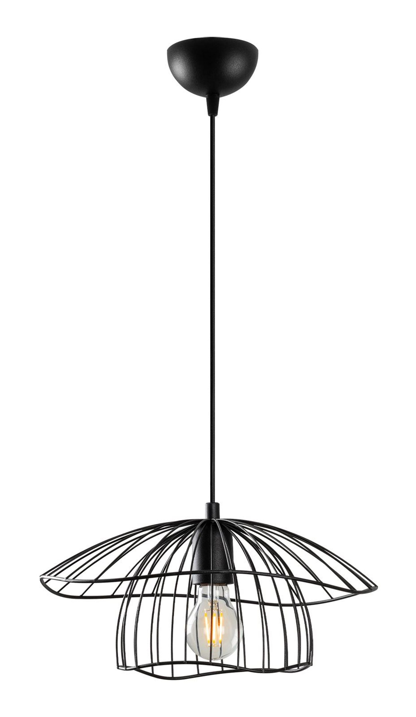 Lampa wisząca Mantar czarna