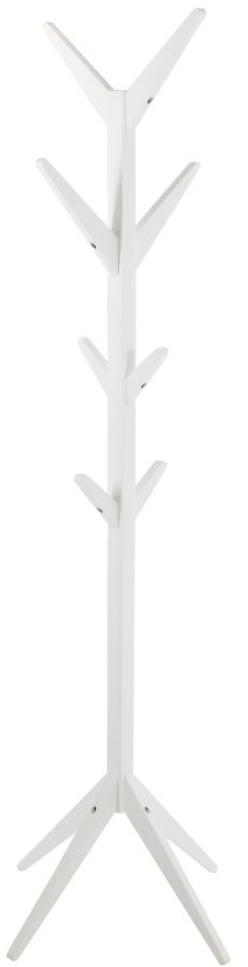 Wieszak stojący biały 42x178 cm