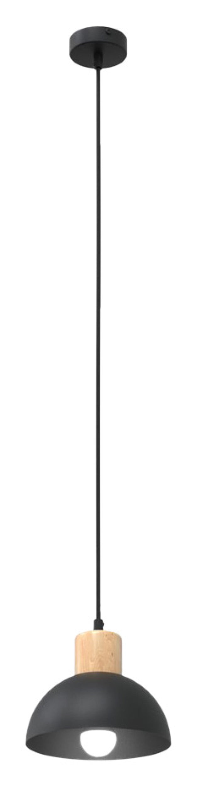 Lampa sufitowa Seco czarna