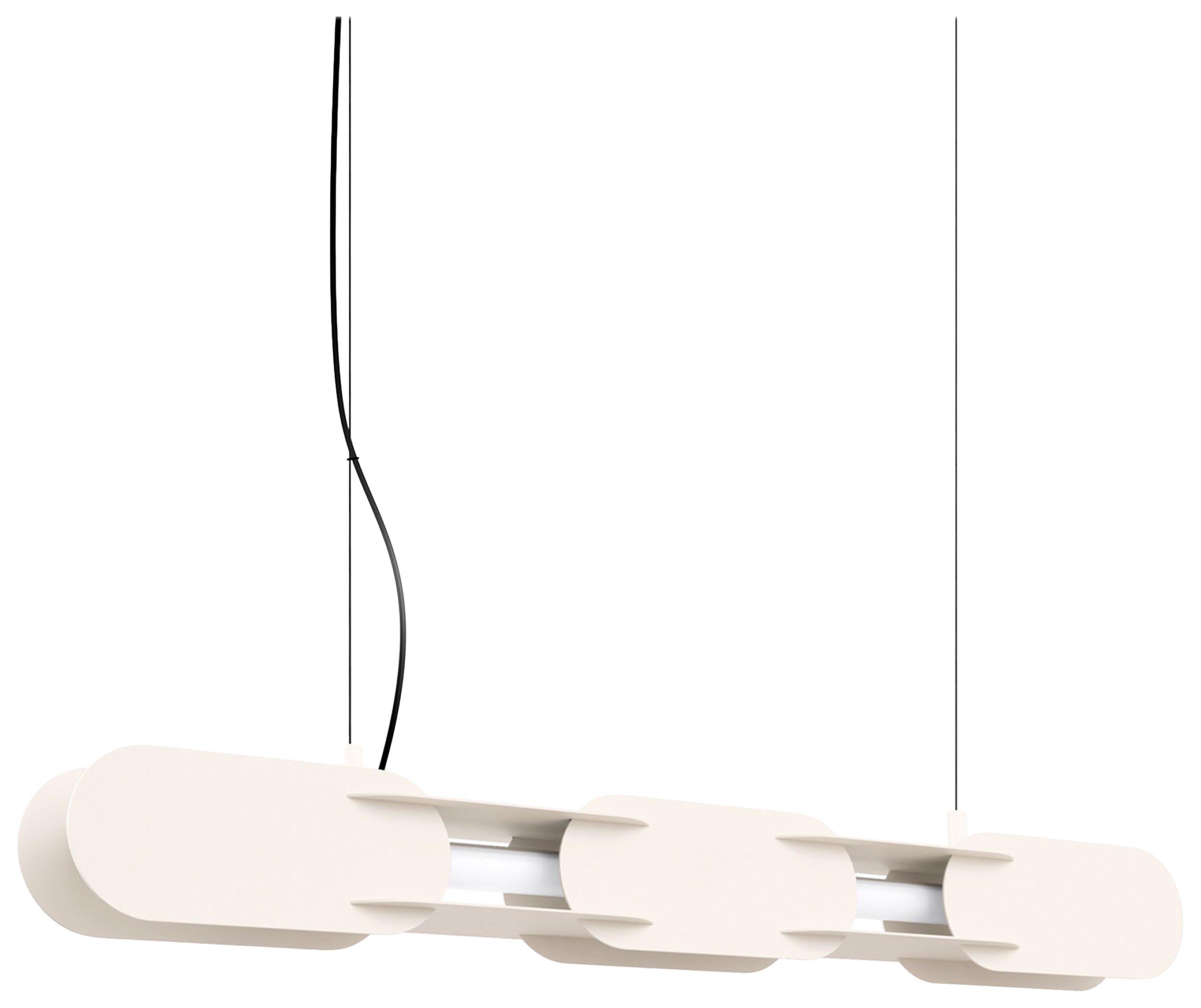 Lampa wisząca Chain 91 cm LED beżowa