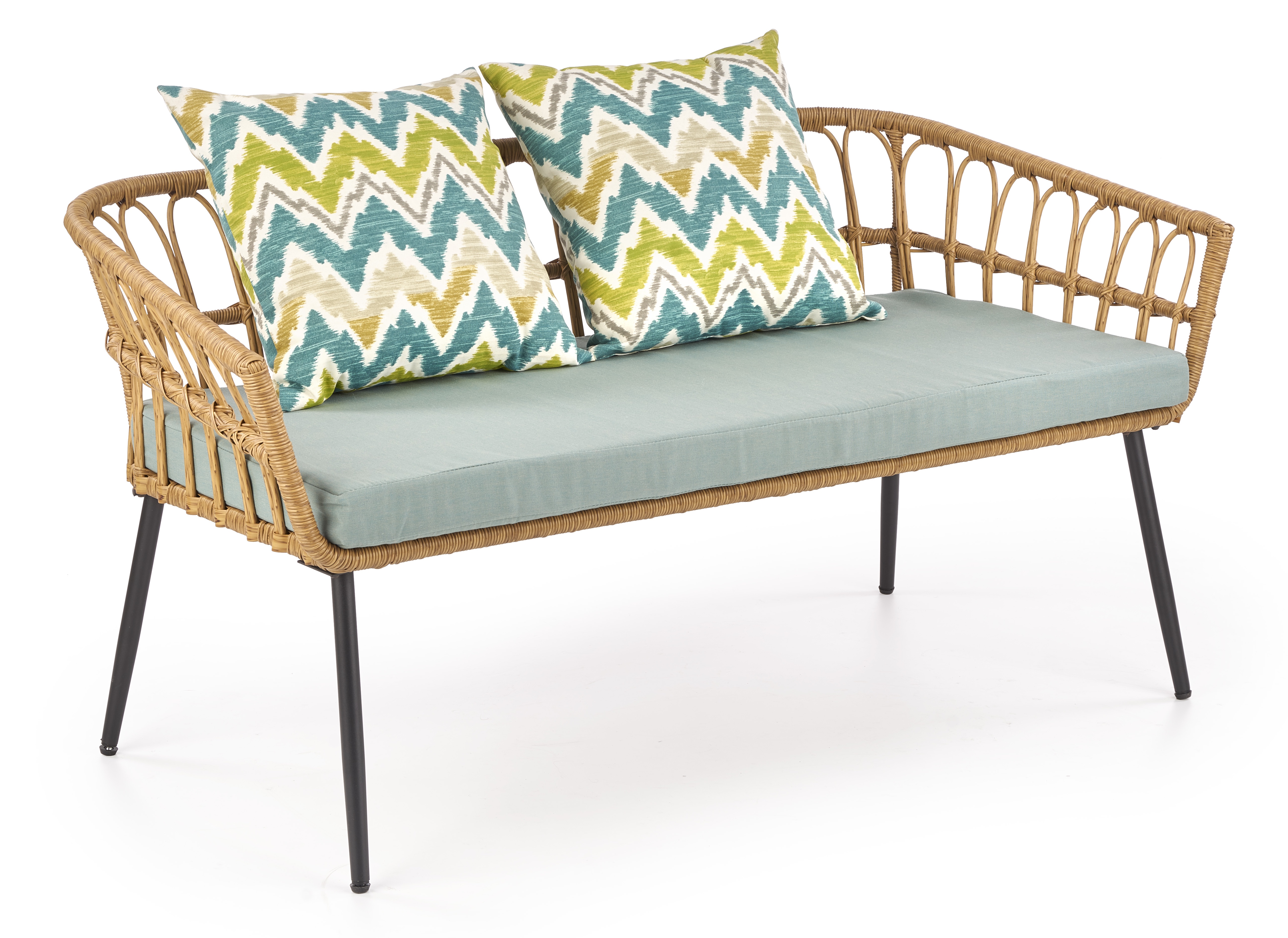 Dwuosobowa sofa ogrodowa z rattanu Gardena 2S
