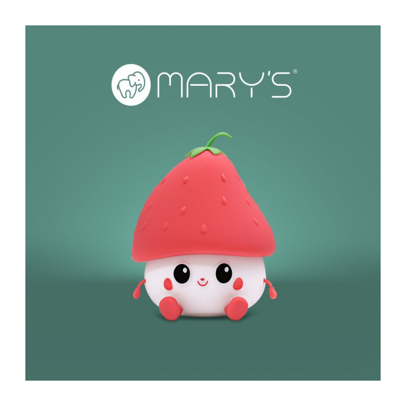 Mary's Lampka Nocna Led Truskawka