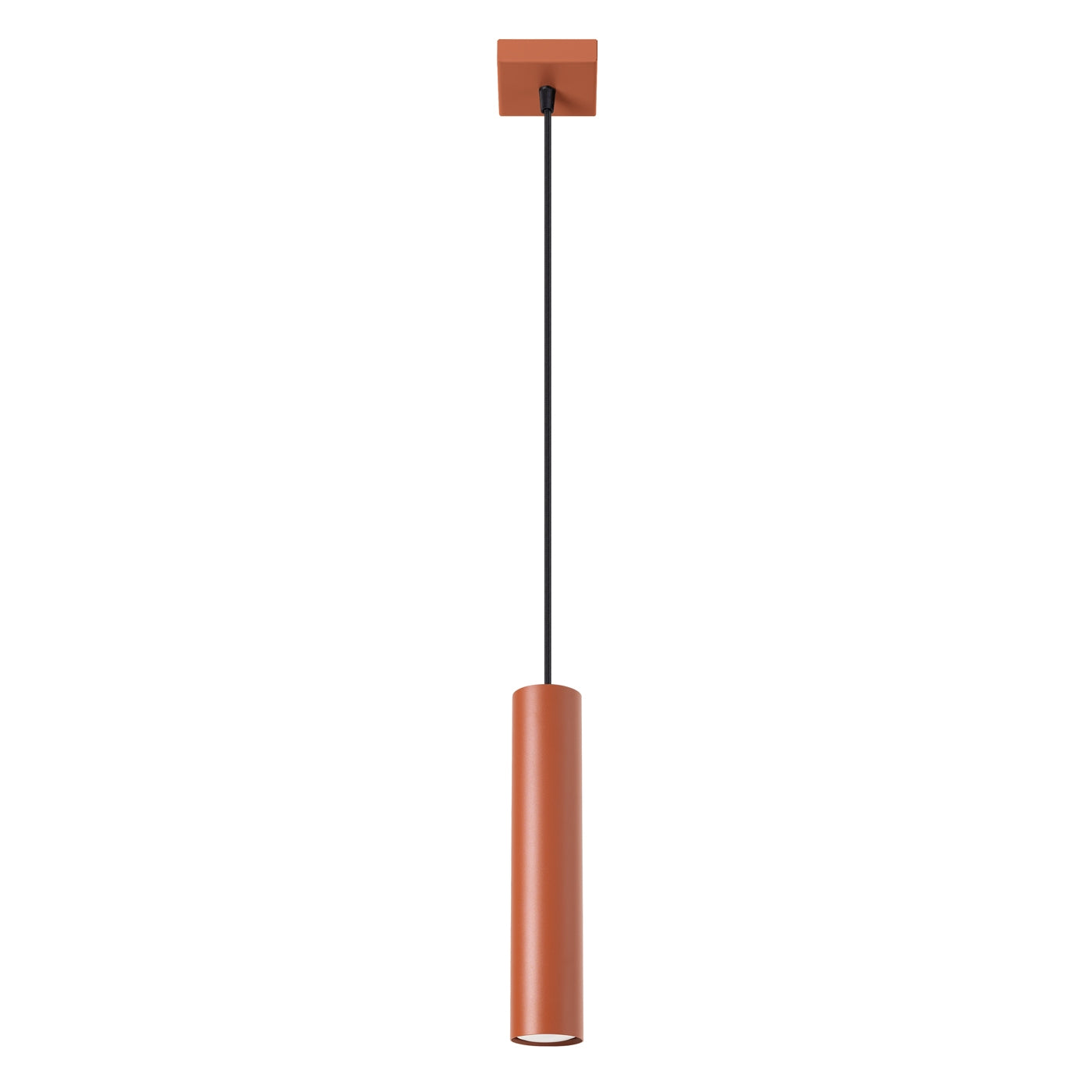 Lampa wisząca Lagos 1 ochra czerwona