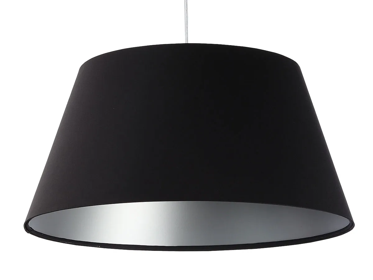 Czarna lampa wisząca do salonu nad stół S407-Vige | Edinos.pl
