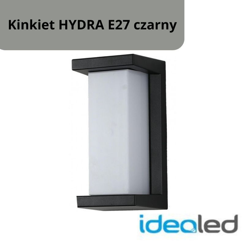 Kinkiet Hydra E27 Czarny