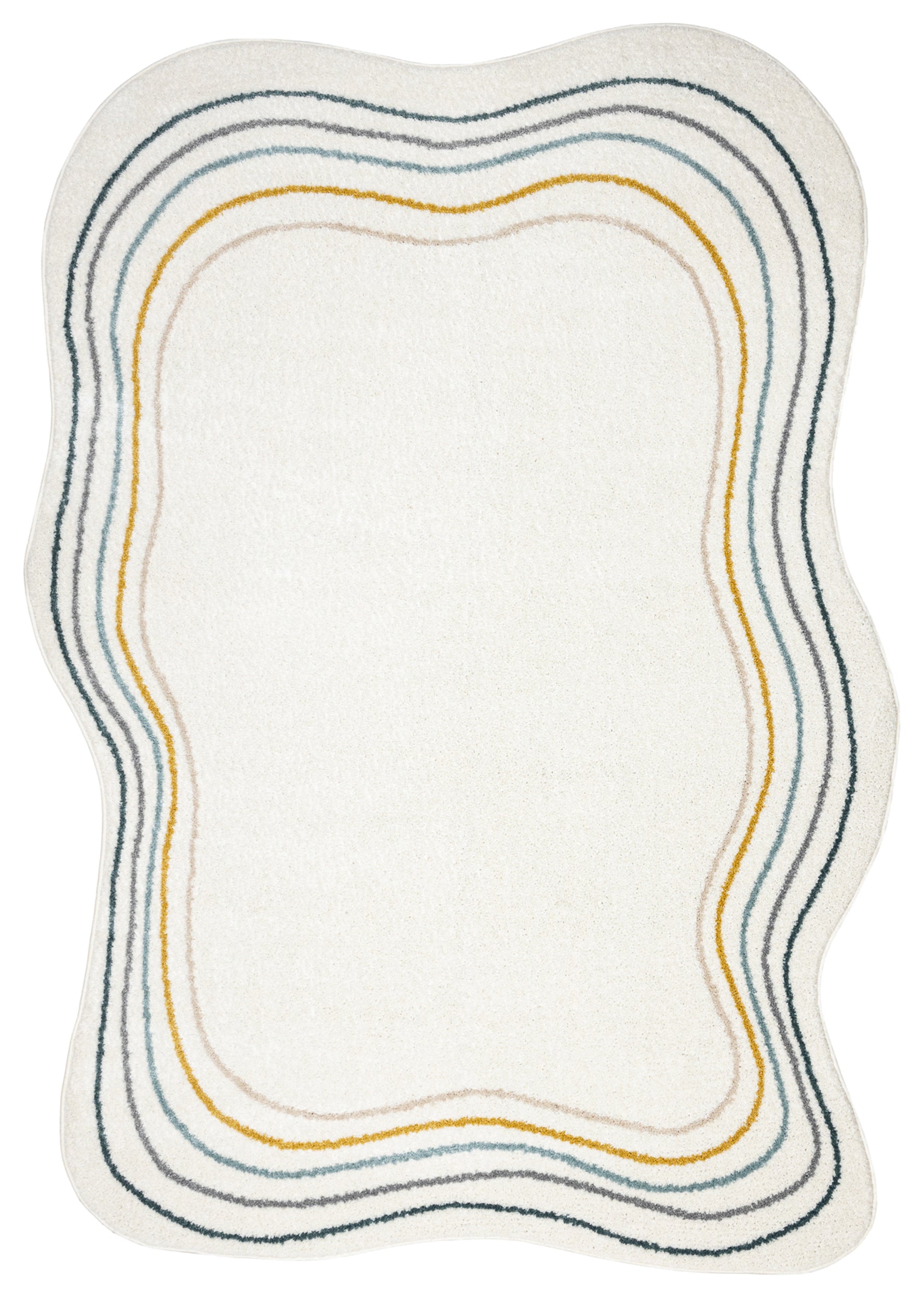 Dywan Fusion 160x220 cm biało-zielony