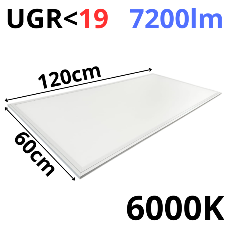 Panel Led 120X60 6000K