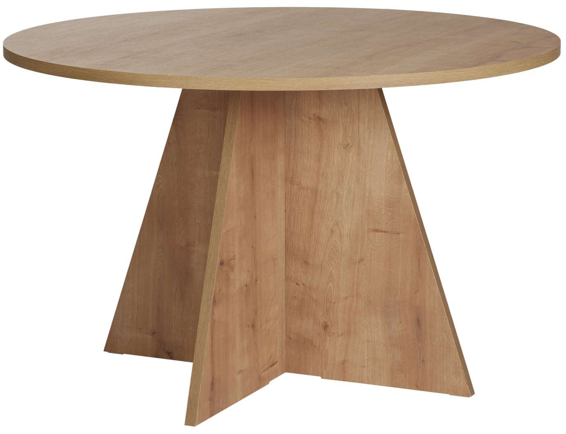 Stół okrągły do jadalni Decussio 120 cm dąb naturalny