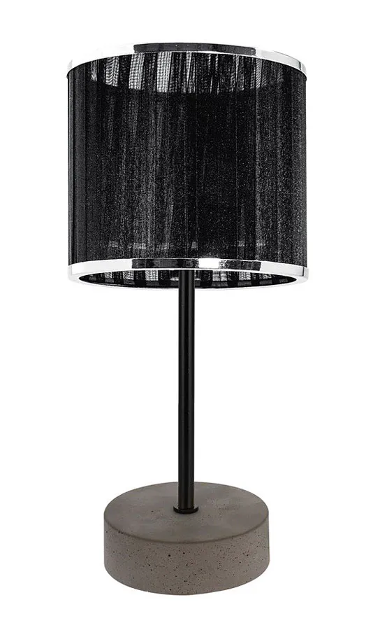 Mała lampa stołowa z materiałowym abażurem A93-Blera | Edinos.pl