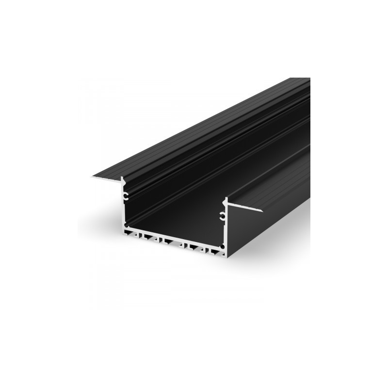 Profil Led Podtynkowy P23-7 Czarny - 1M