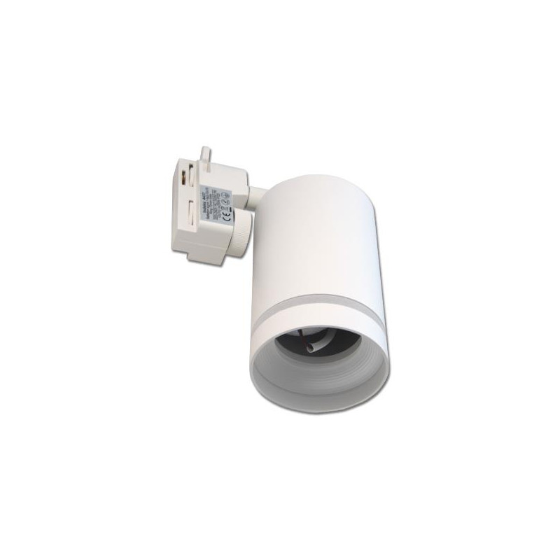 Reflektor szyna 1-faza GU10 Ring serii LVT 70mm biały