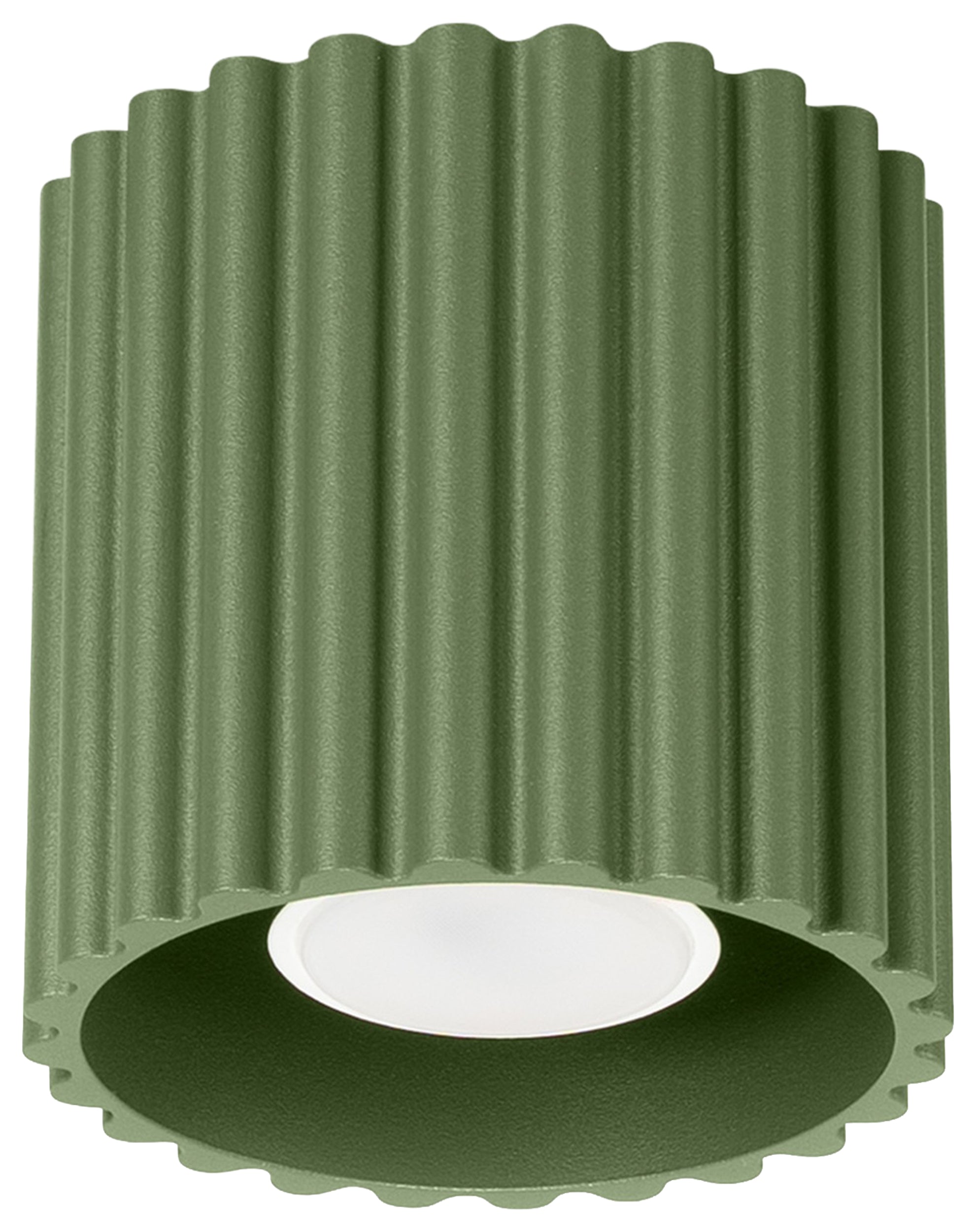 Spot tuba Aura 1 zielona oliwka GU10