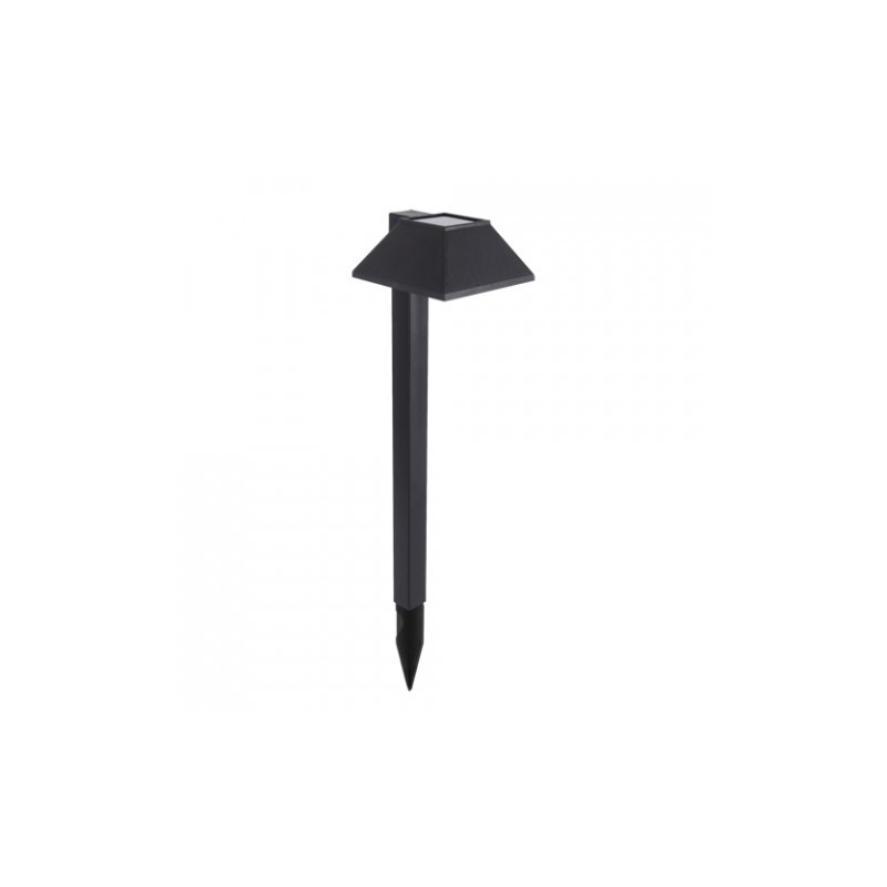 Czarna Wbijana Lampa Solarna Ekier Led 46 0,5W 6500K