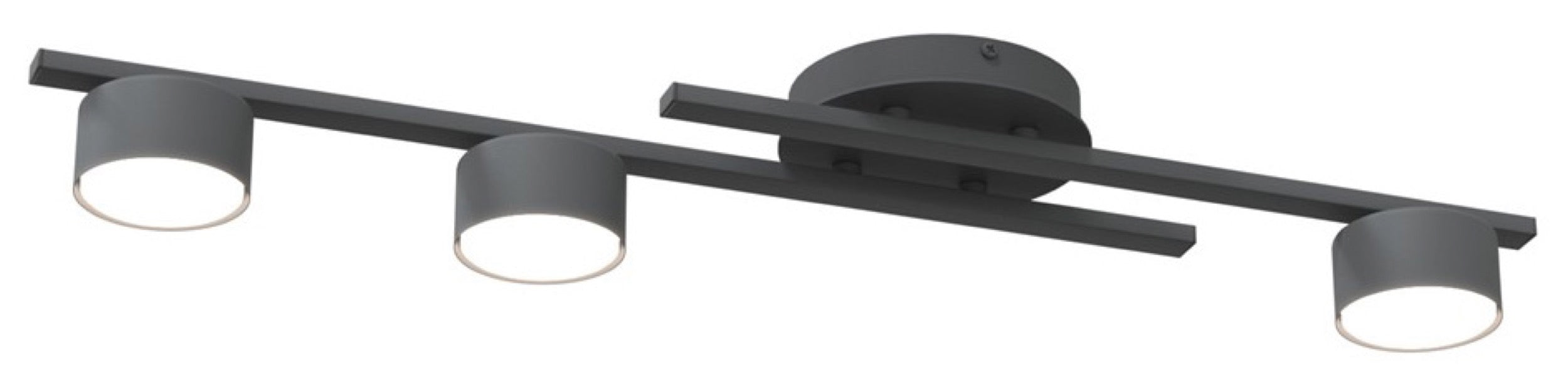 Lampa sufitowa Fragment x3 czarna