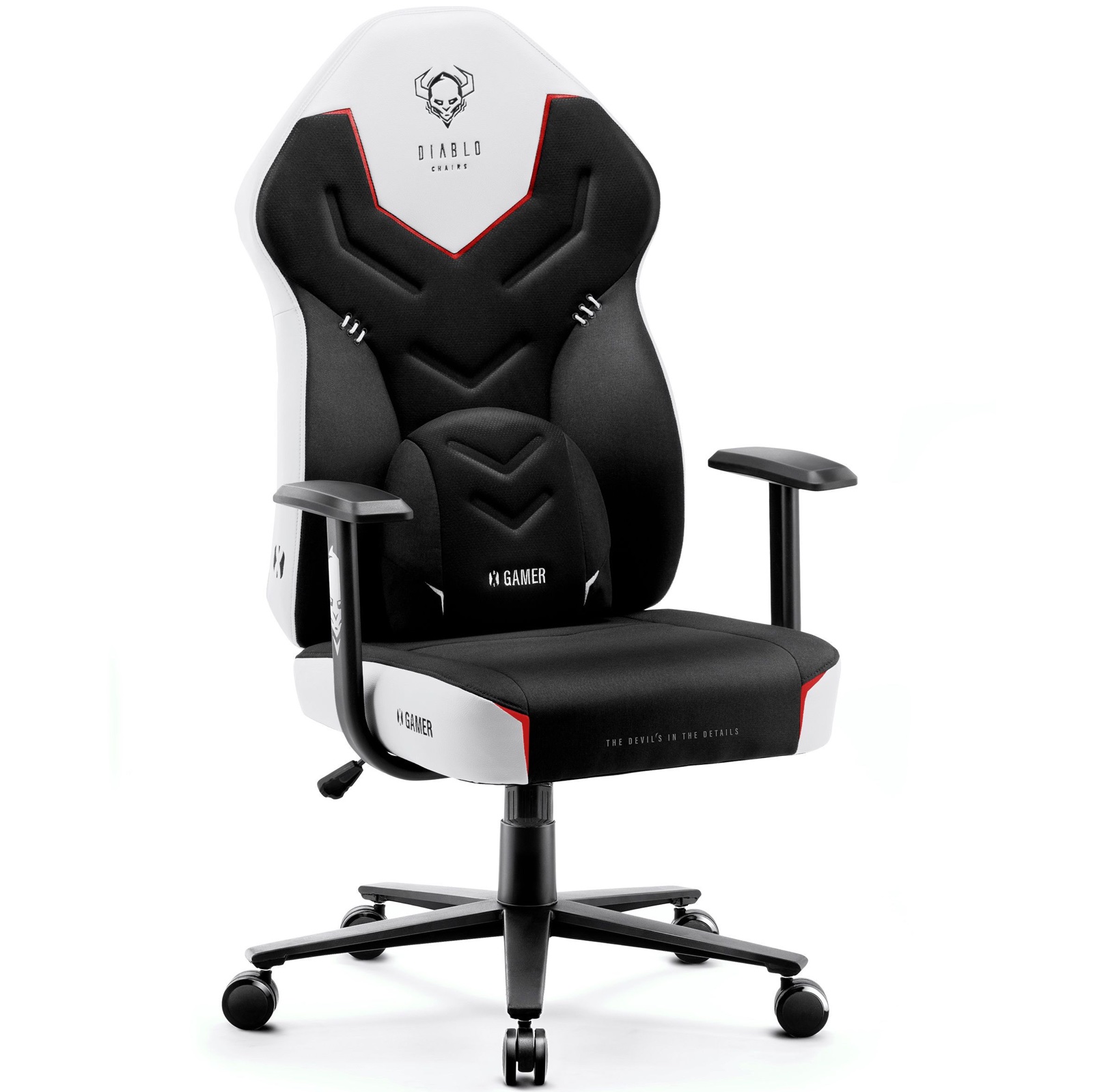 Krzesło do gamingu Diablo X-Gamer 2.0 Normal Size Snow White