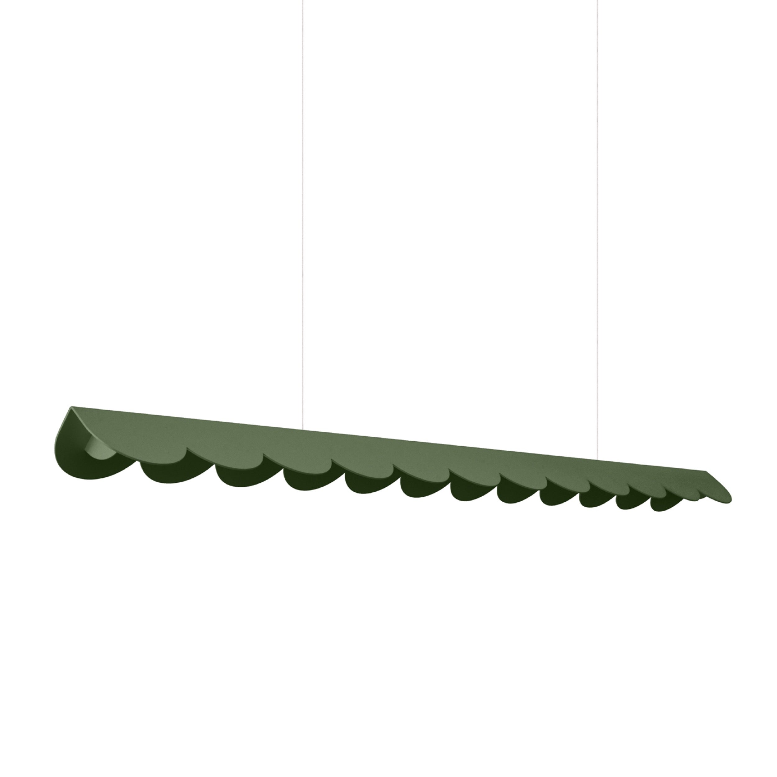 Lampa wisząca Biscuit zielona oliwka LED barwa ciepła