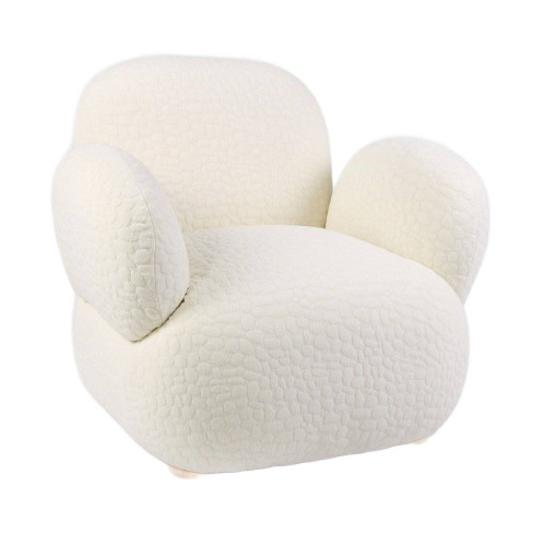 Fotel SIESTE Ecru 96,5x90x79 cm HOMLA