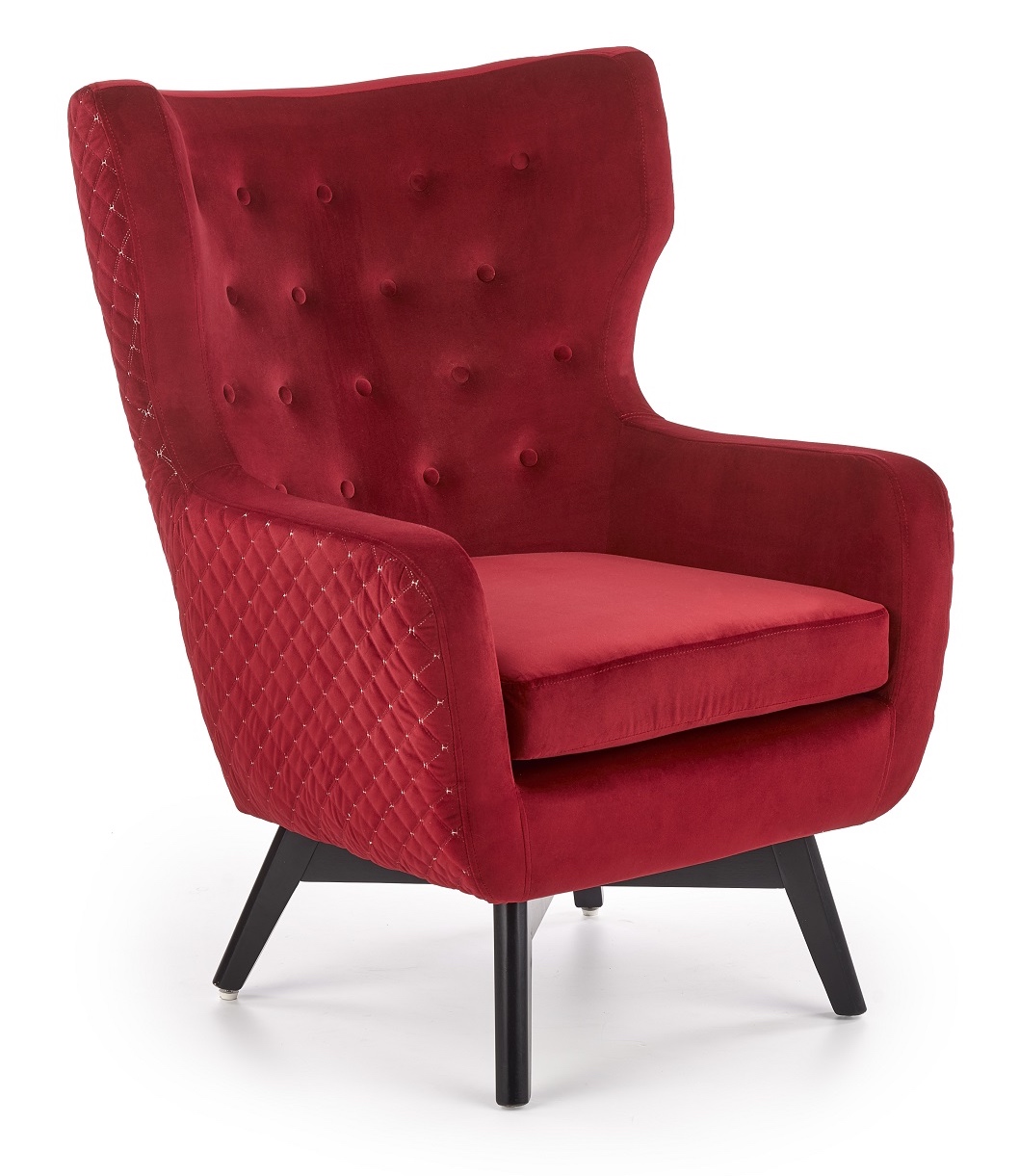 Tapicerowany fotel w stylu glamour Marvel