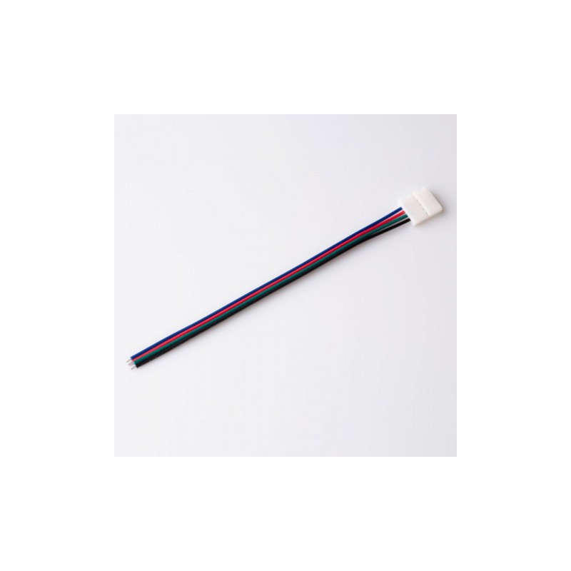 Złączka Led Rgb 10Mm Jednostronna Z Przewodem