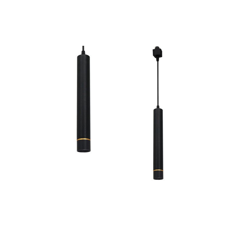 Track Pendant Black/Gold 3W Led