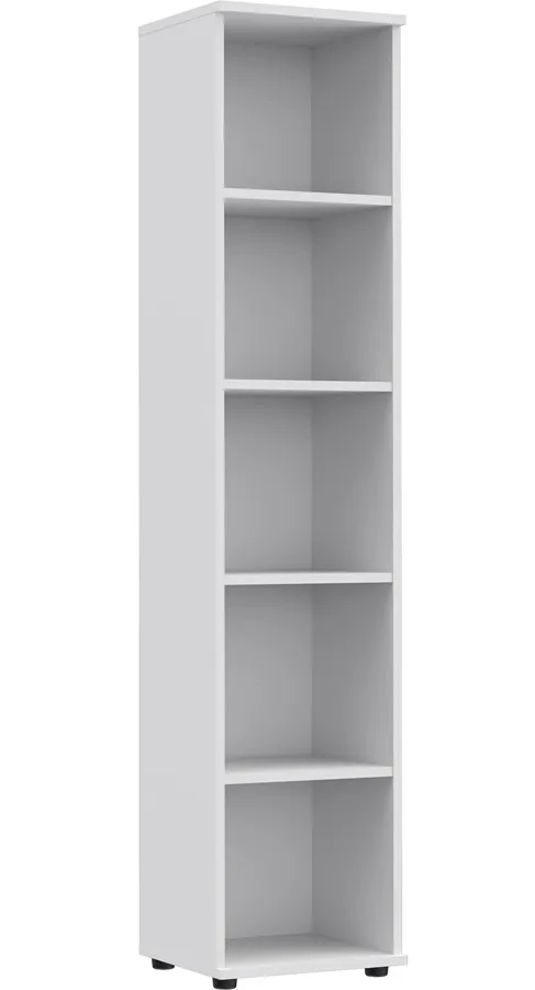 Minimalistyczny biały regał biurowy Etop | Edinos.pl