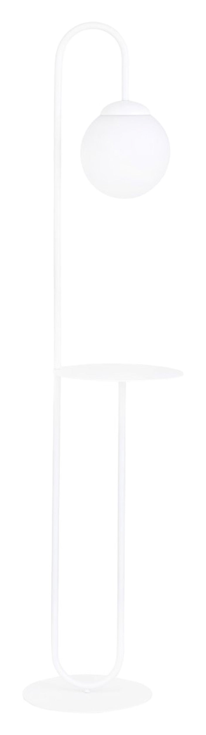 Lampa podłogowa Bari biała