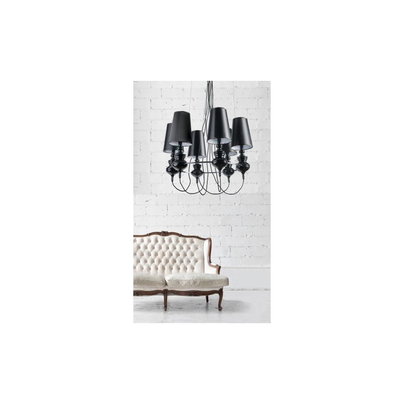 Baroco 6 Black Pendant