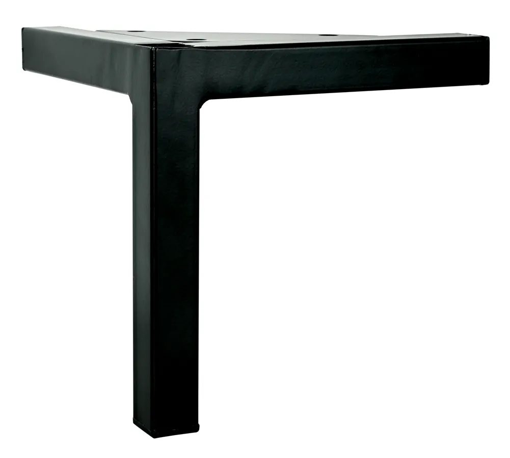 4 proste czarne stalowe nogi 15 cm Estilo Nerja 34X | Edinos.pl