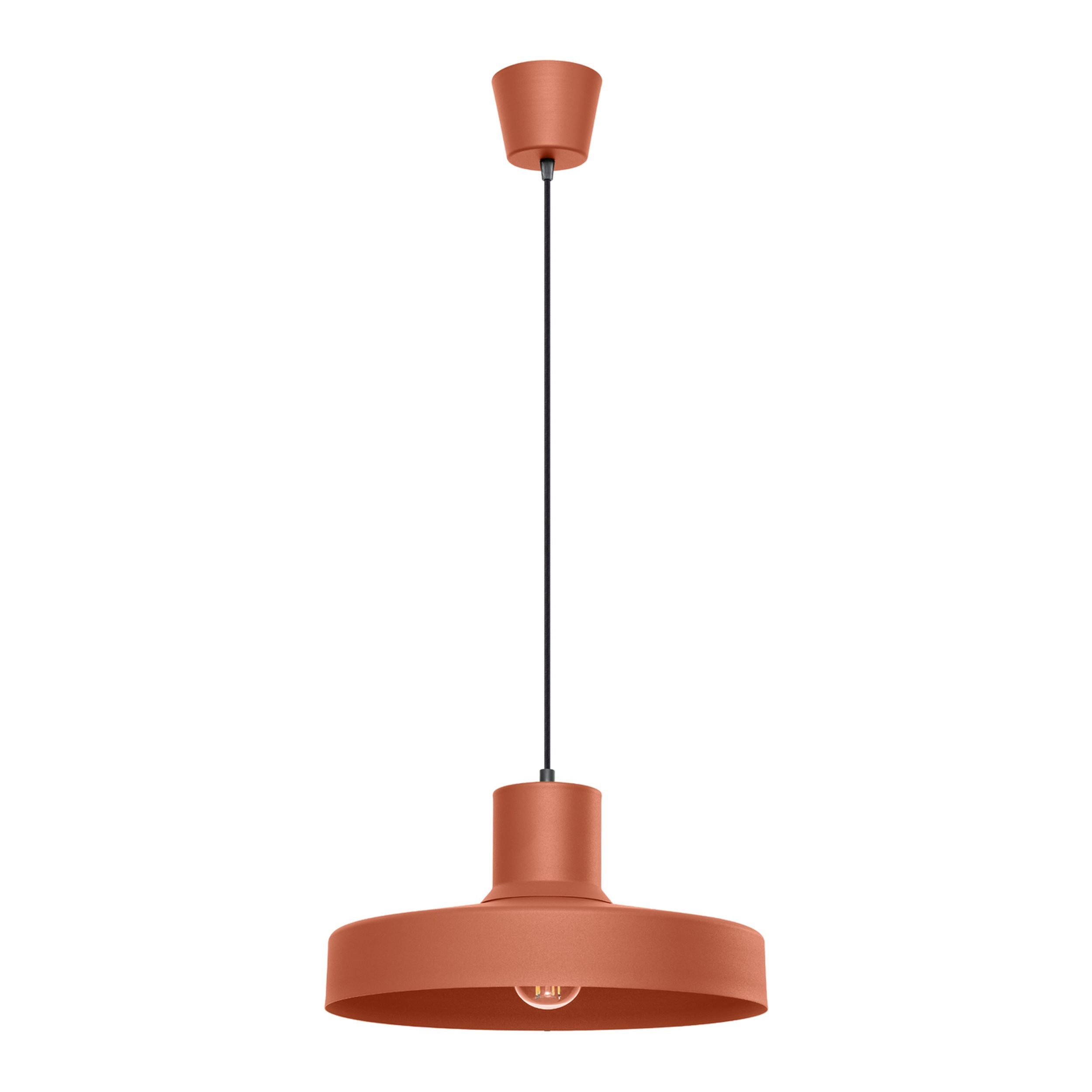 Lampa wisząca Bilo ochra czerwona