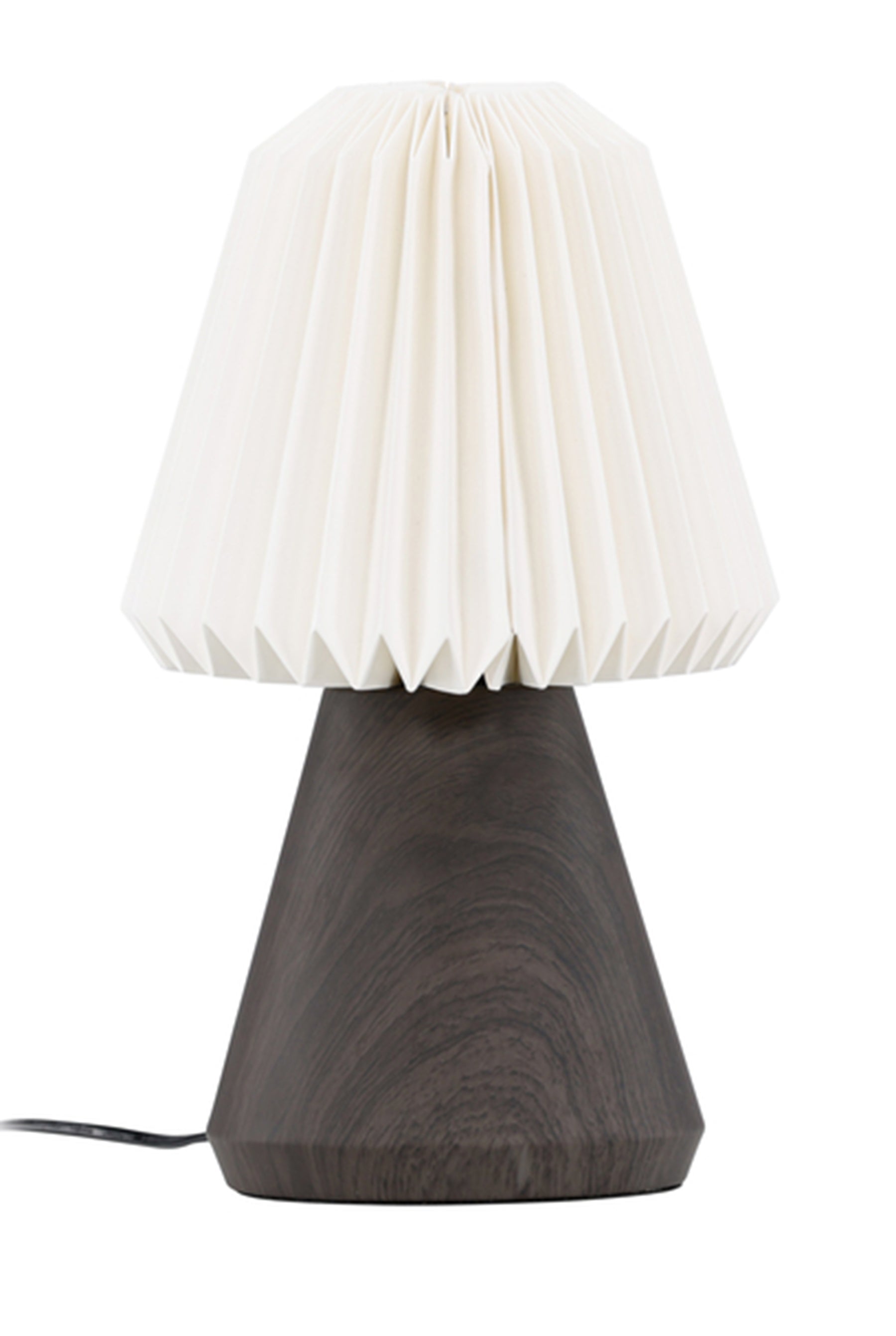 Lampa stołowa Fjallen 33 cm biała/orzech