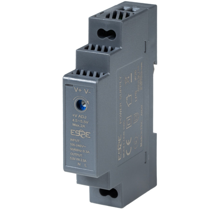 Zasilacz Na Szynę Din 5V 2A 10W Espe Hdn-1005