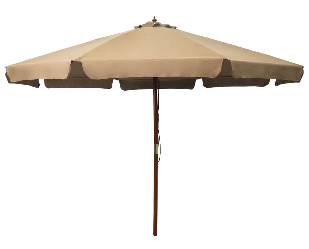 Parasol ogrodowy z drewnianym słupkiem Sorani | Edinos.pl