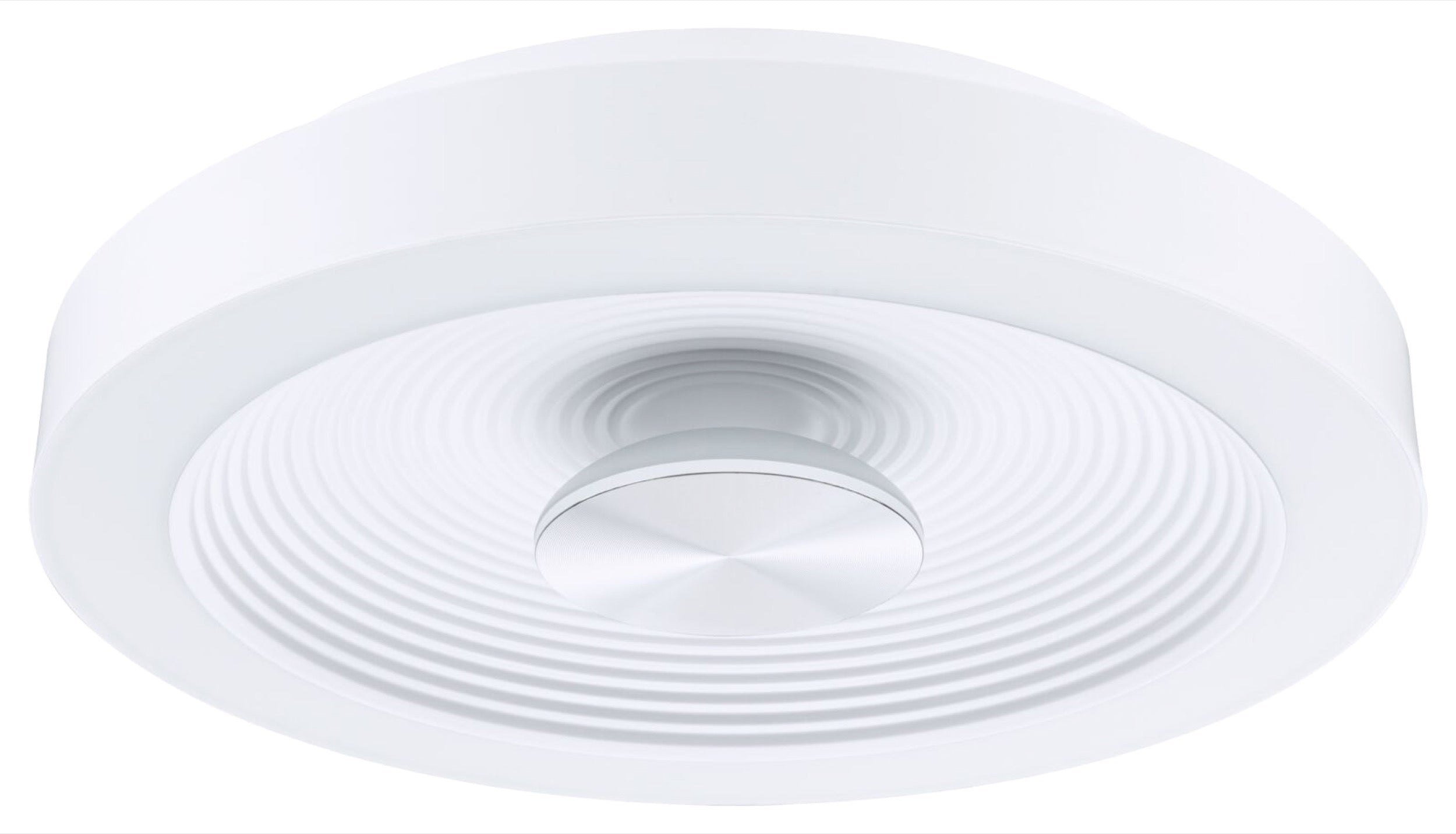 Plafon Volea LED 32 cm biało-srebrny