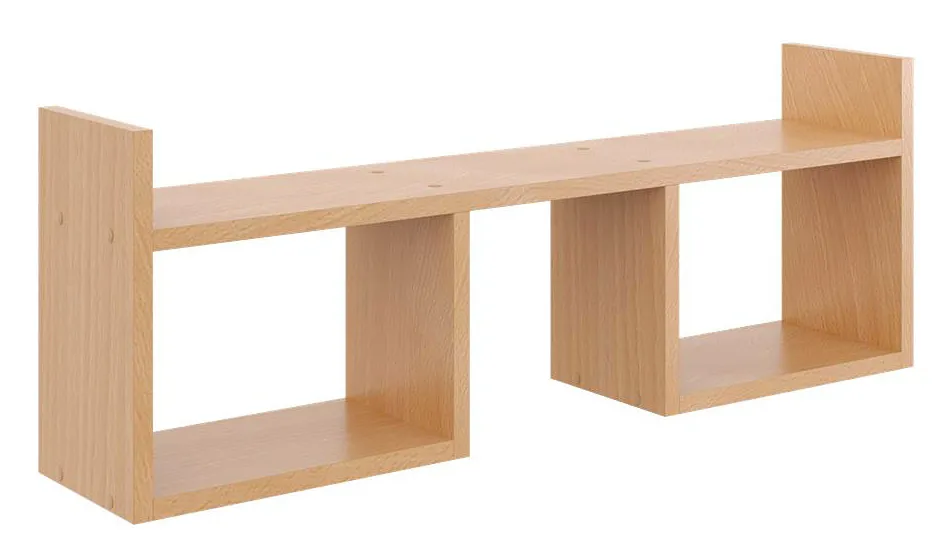 Minimalistyczna półka ścienna w kolorze buk Dorsa | Edinos.pl