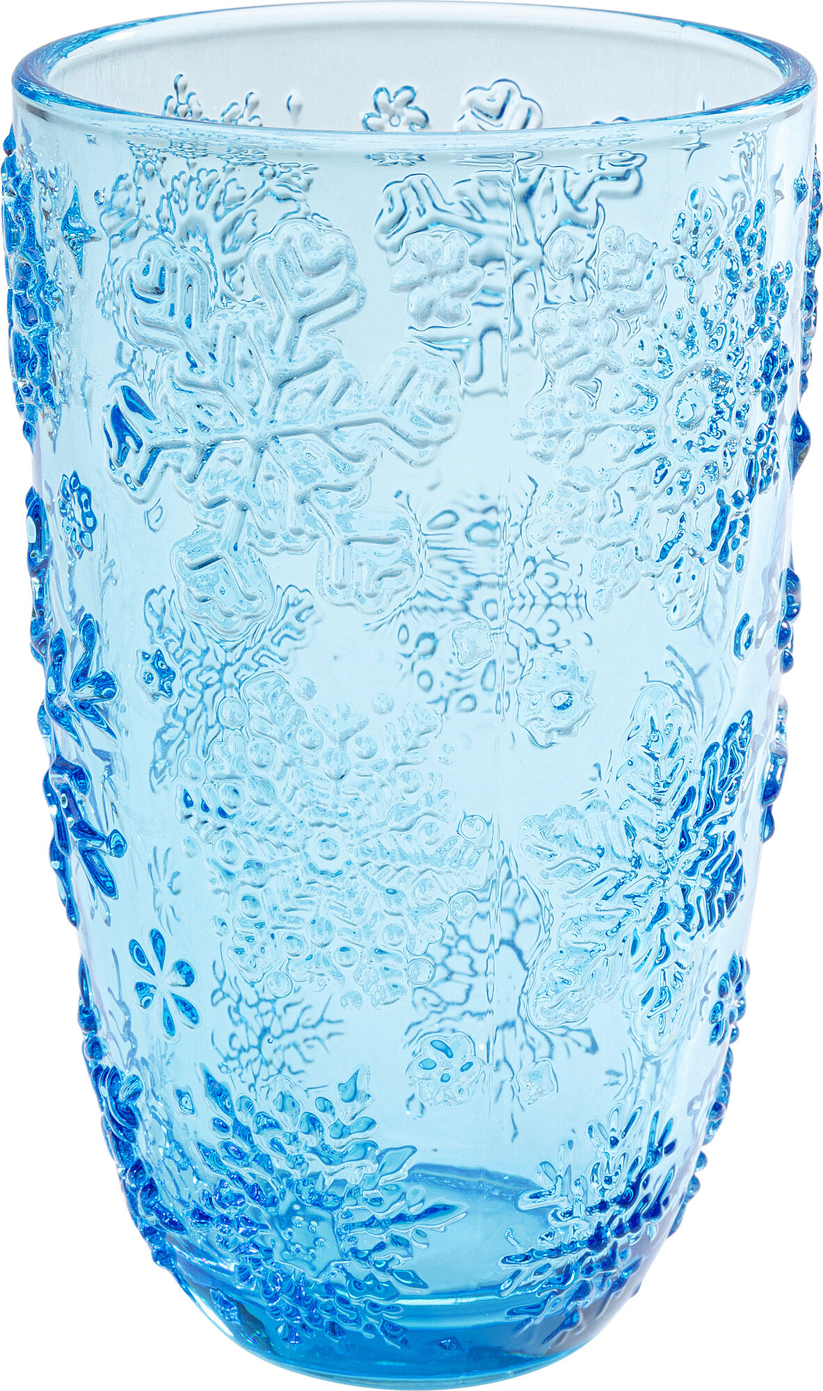 Szklanka z niebieskiego szkła 400 ml