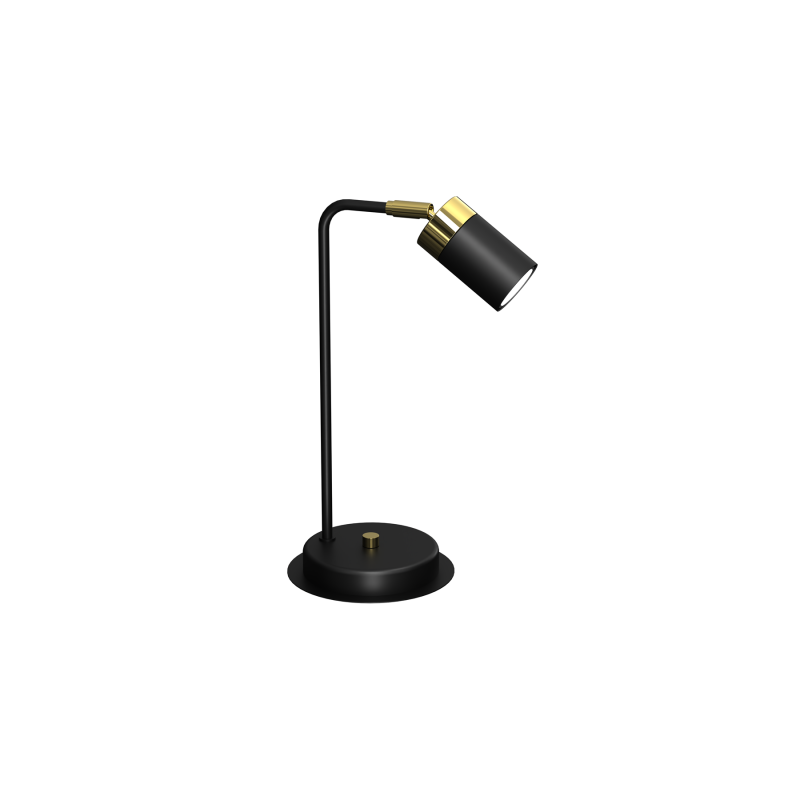 Lampka Nocna Joker Black/Gold 1Xgu10