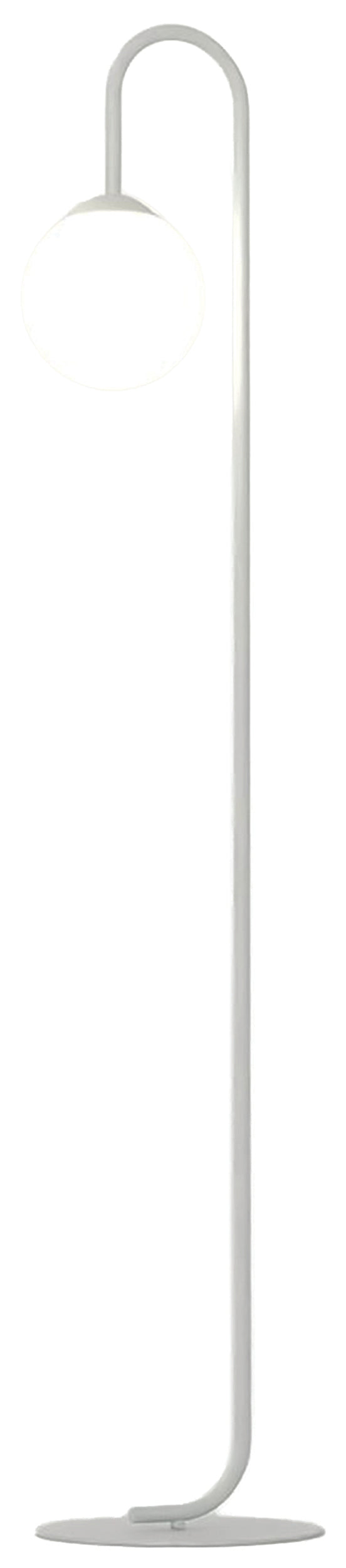 Lampa podłogowa Flor 150 cm biała
