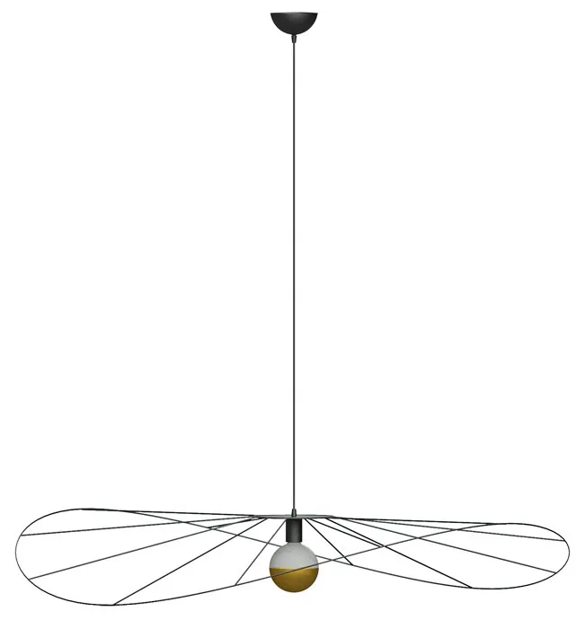 Czarna duża lampa wisząca industrialna EX601-Adana | Edinos.pl