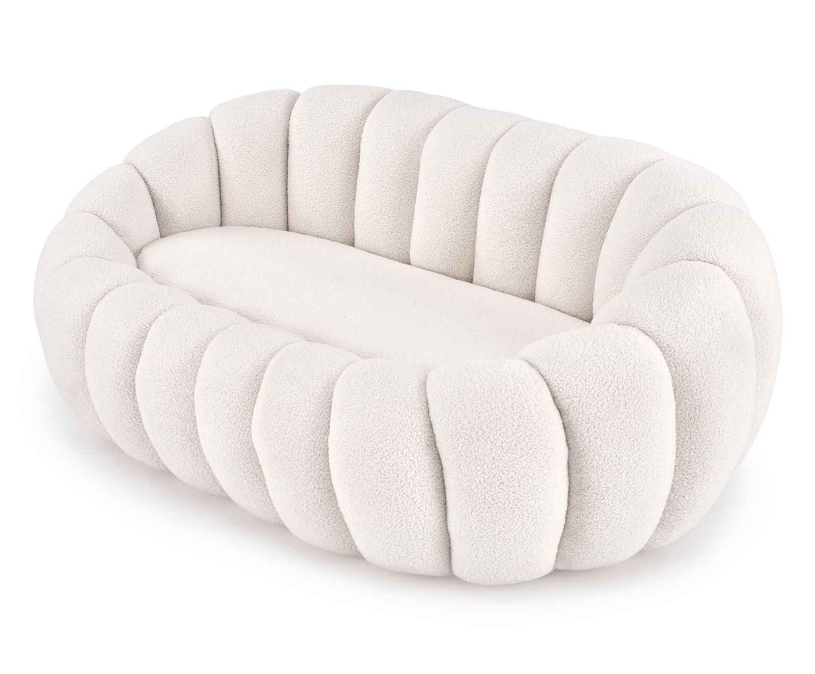 Sofa dwuosobowa Gaspar XL Halmar o obłym kształcie